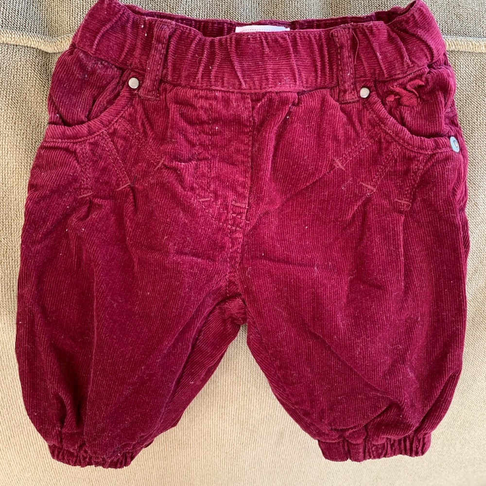 🌻 Maroon Lined Corduroy Pants